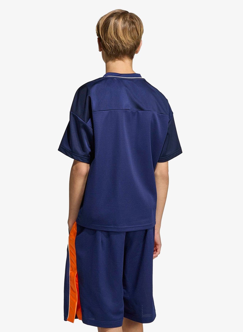 Adidas Youth Stadium Mesh Basketball Shirt - Image 4